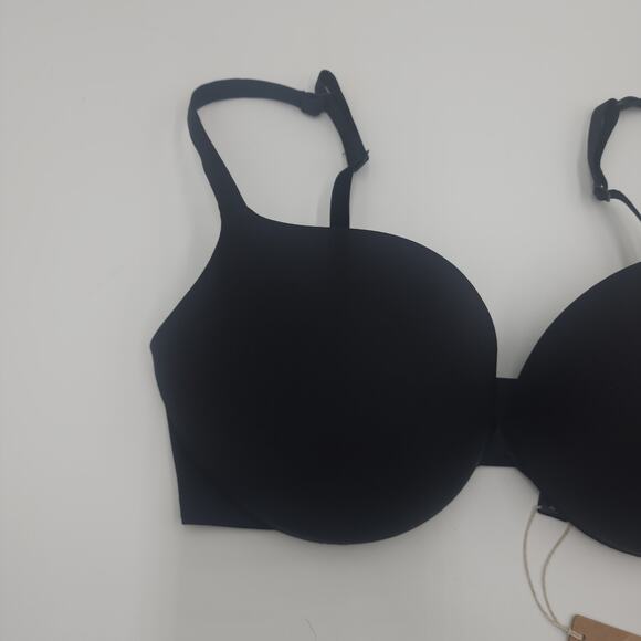 SKIMS Black Bra push up plunge Onyx 36D - Picture 2 of 7